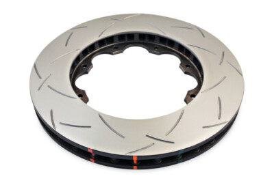 DBA 5000 Front Slotted Rotor Ring for 2008+ EVO X Factory Hat