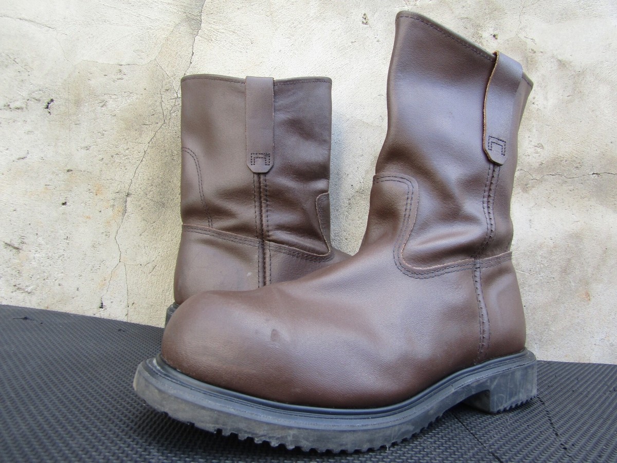 Red Wing 8264 Pecos Supersole Brown Safety Toe Mens Made in USA UK