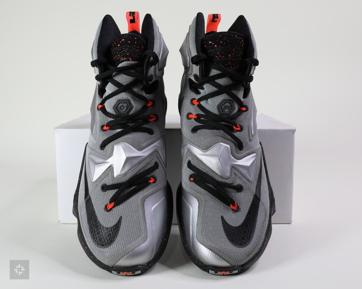 Nike Lebron Metallic Silver Black Grey 807219-003 shoe Nike LeBron 13 XIII Rubber City Mens Size 10.5 Basketball  main image 4