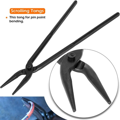 Anfänger Schmied Klingenschmied Schmiedezange Werkzeuge Set Messerbau Zange Kit 6PCS - Bild 6 von 11