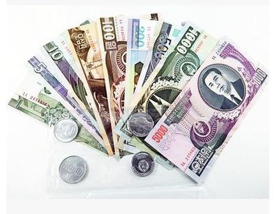 A*K様 FAOマネー セット 旧貨幣 Korea Banknote Set In Folder (UNC) 朝鲜钱币纪念币册第四套币1-200元