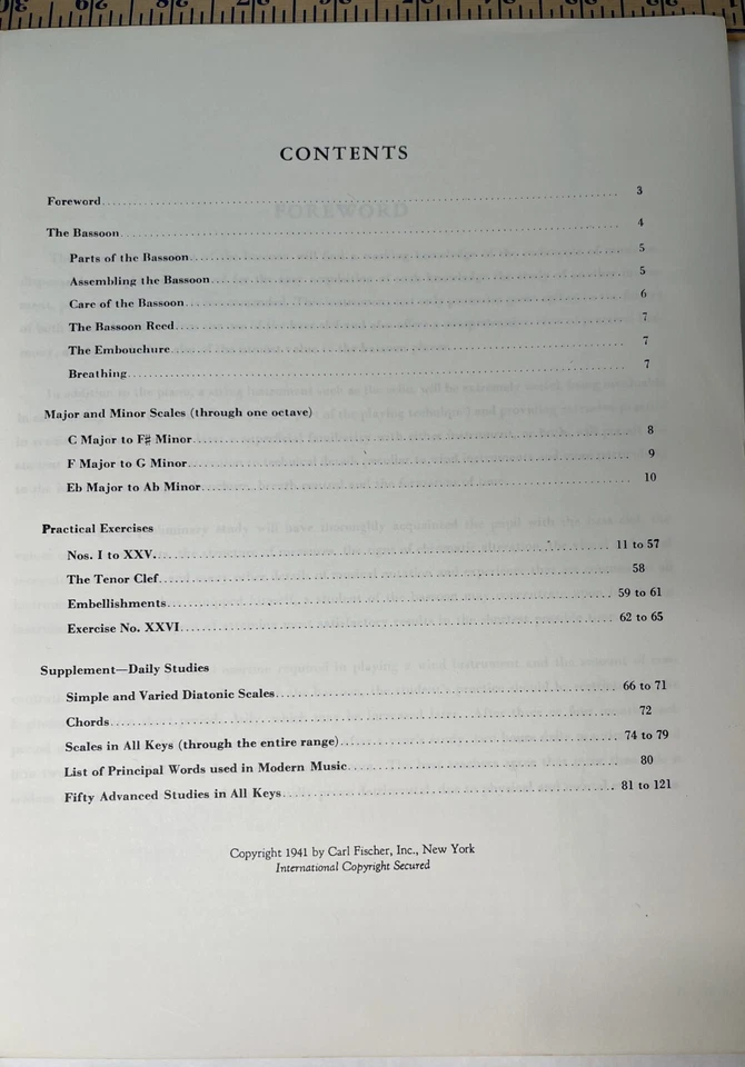 Practical Method for the Bassoon Julius Weissenborn Includes Fifty Advanced Stud - Image 2 of 4