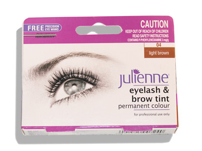 Julienne Wimpern- & Augenbrauenfarbe HELLBRAUN Permanent Dye