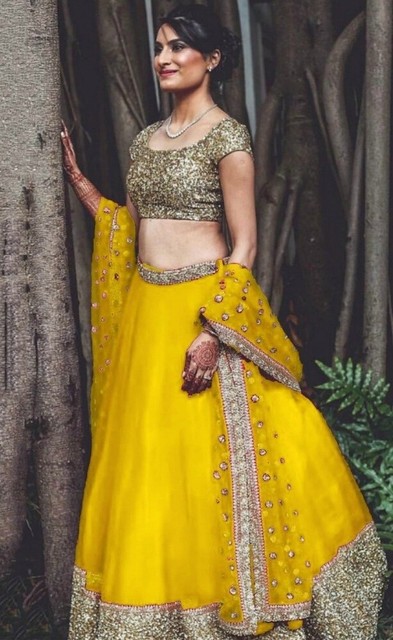 sequence work lehenga choli