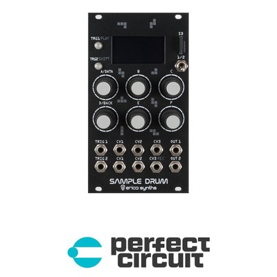 Erica Synths Sample Drum Percussion Source EURORACK - USED - PERFECT CIRCUIT