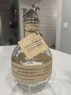 Blanton s bourbon empty bottle S