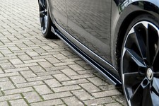 Bi Seitenschweller Sideskirts mit Wing aus ABS für Skoda Octavia RS 5E
