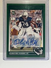 2024 Panini Score Olumuyiwa Fashanu Auto #314 Rookie