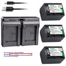 NP-FV70 Battery or Dual Charger for Sony HXR-MC50 HXR-NX30 HXR-NX70 HXR-NX80