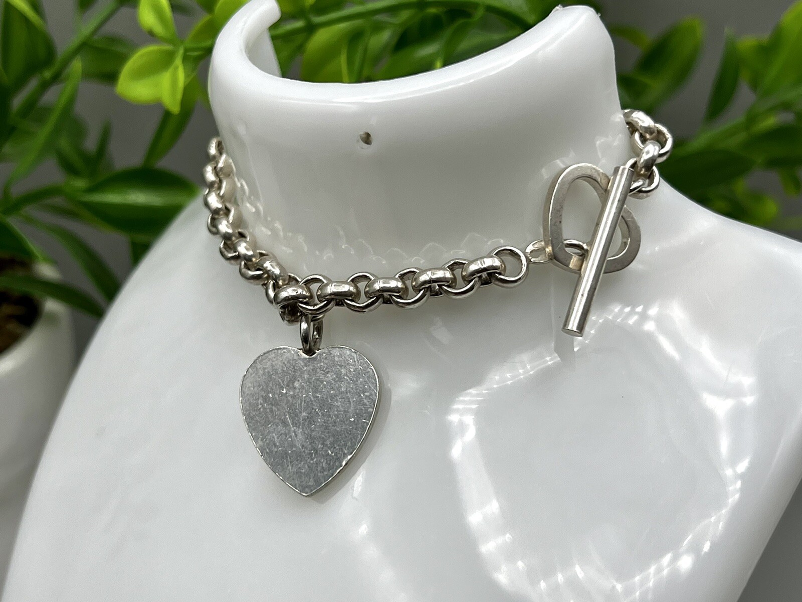 Heavy Vintage Hallmarked Solid Sterling Silver Be… - image 3