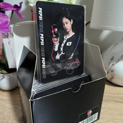 BlackPink Pepsi Edition Official Photocard Jennie Lisa Rose BlackPink Pepsi Edition Official Photocard Jennie Lisa Rose