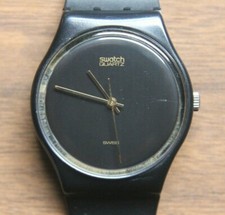 SWATCH GB101 / YEAR 1985 * VINTAGE * SMALL SWATCH LOGO DIAL