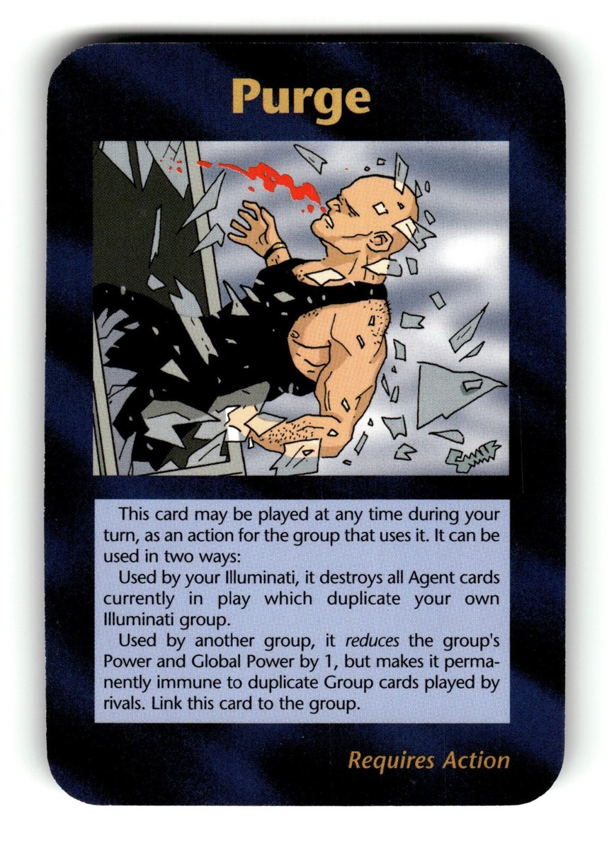Purge Card Limited INWO Illuminati New World Order | eBay