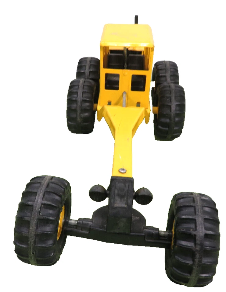 Tonka Road Grader Metal Yellow Construction Toy Vehicle 16180 Needs Blade - Image 2 of 4