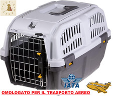 IATA Trasportino Cane e Gatto OMOLOGATO Adatto al Trasporto Aereo Auto 60x40x39h