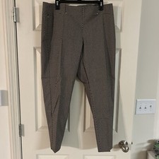 Rafaella Women's Pants Comfort Slim Ankle Pull On Tan Stretch 18 New