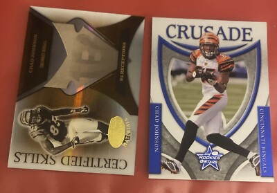 2007 Leaf R&S Crusade #C-13 Chad Johnson  Bengals #/500+ Certified Skills/500