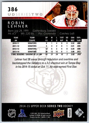 2014-15 Upper Deck Series 2 UD Hockey Base Cards  - U-Pick From List - Picture 273 of 397