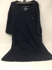 Tommy Hilfiger Boys T-shirt V-NECK Classic Fit Flag Logo Short Sleeve LG 16/18