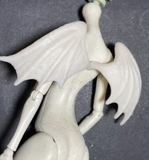 MONSTER HIGH Rochelle Goyle Paar FL&Uuml;GEL Zubeh&ouml;r Ersatzteile BEIGE GRAU