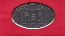 Szwajcaria - Bazylea - 43. Międzynarodowa Policyjna Jazda Gwiazd 1989 - Plakietka samochodowa -