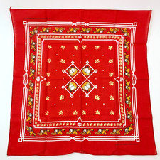 Vintage United Feature Syndicate Garfield Red Scarf Bandana 21.5" x 21" USA