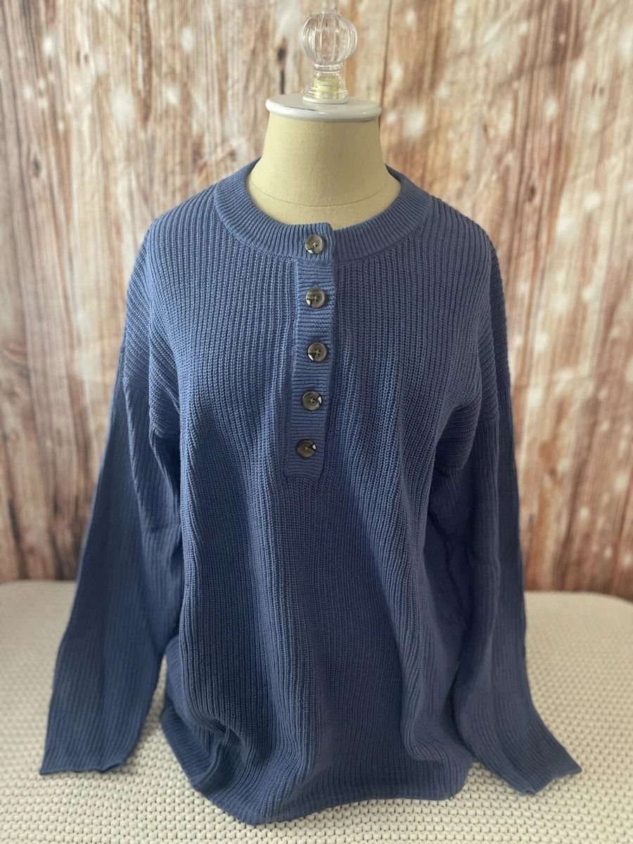 Women’s Aerie Blue Knit Sweater Size Small