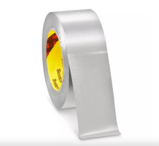 3M 425 Aluminum Foil Tape: 2 in x 60 yds. Silver 