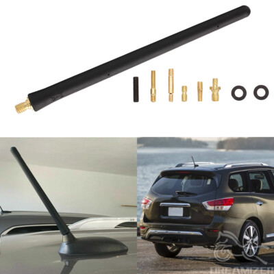 4 Inch Short Black Aluminum Stubby Antenna For 2013-2020 Nissan Pathfinder – AM/FM, Easy Install-1051861