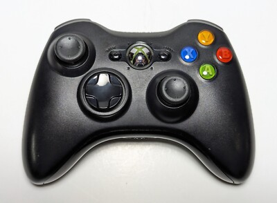 Genuine OEM Xbox 360 Wireless Controller Black - FULLY REFURBISHED