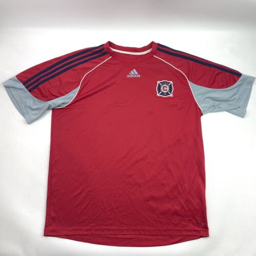 Adidas Clima 365 MLS Chicago Fire Red Soccer Jersey Men’s Size XL Sport