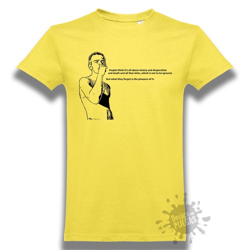 Trainspotting Danny Boyle T-shirt Movie Renton Pleasure FREE SHIPPING - Photo 6/12