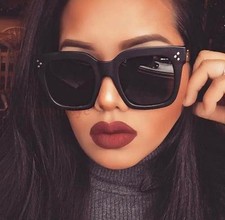 Vintage Luxury Big Square Large Aviator Glasses Sunglasses 6601 IT