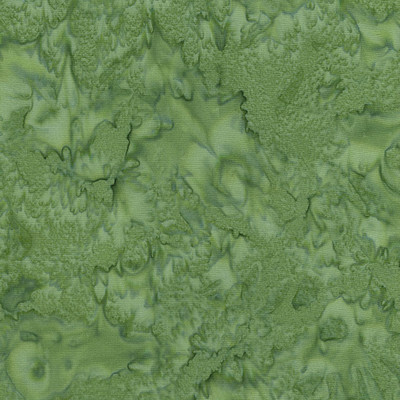 Timeless Treasures Tonga B7900 Java Blender Stem Green Batik Priced per ½ Yd