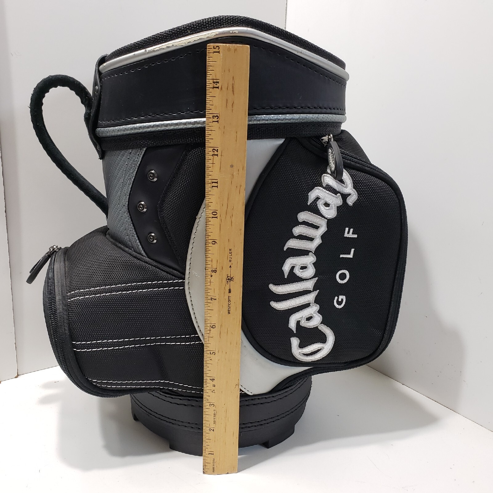 Callaway Golf 16" Mini Bag Display Trash Can Cooler Range Ball Den Caddy Black