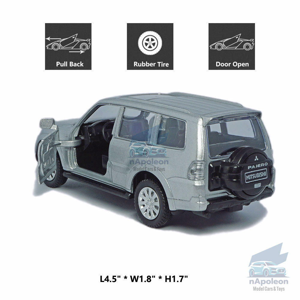 1:43 Mitsubishi Pajero Model Car Diecast Toy Vehicle