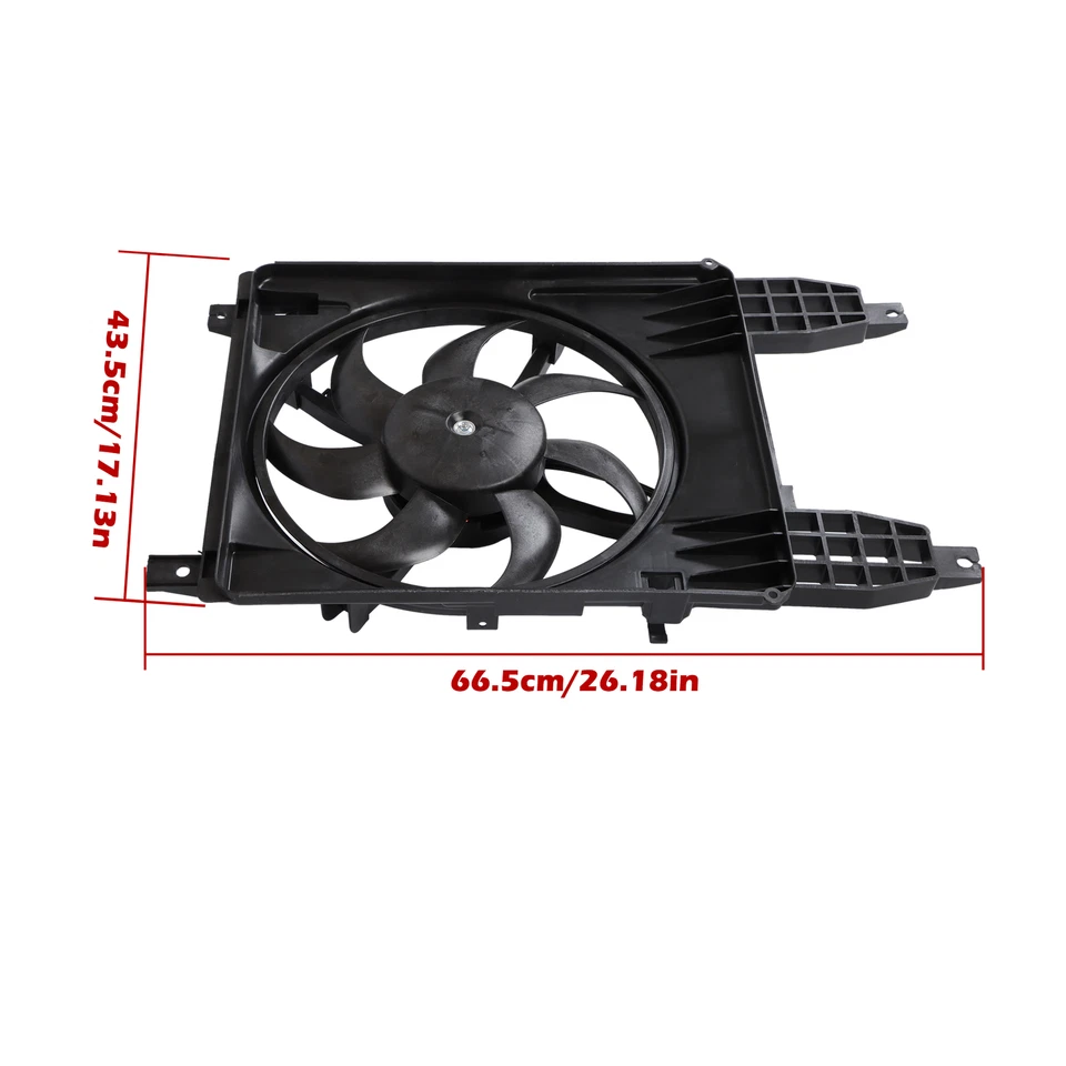 Conjunto de ventilador de refrigeración del radiador con cubierta 621420 para Chevrolet Aveo5 2009-2011 Foto 2 de 4