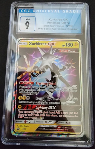 Holo Foil Xurkitree GX SM68 Promo Black Star Set Pokemon Cards CGC 9 MINT