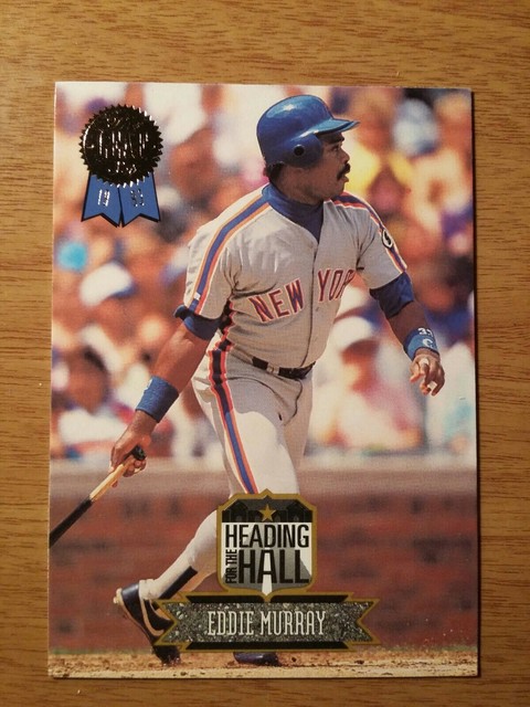 EDDIE MURRAY 1993 LEAF HEADING FOR THE HALL INSERT BASEBALL CARD 4 