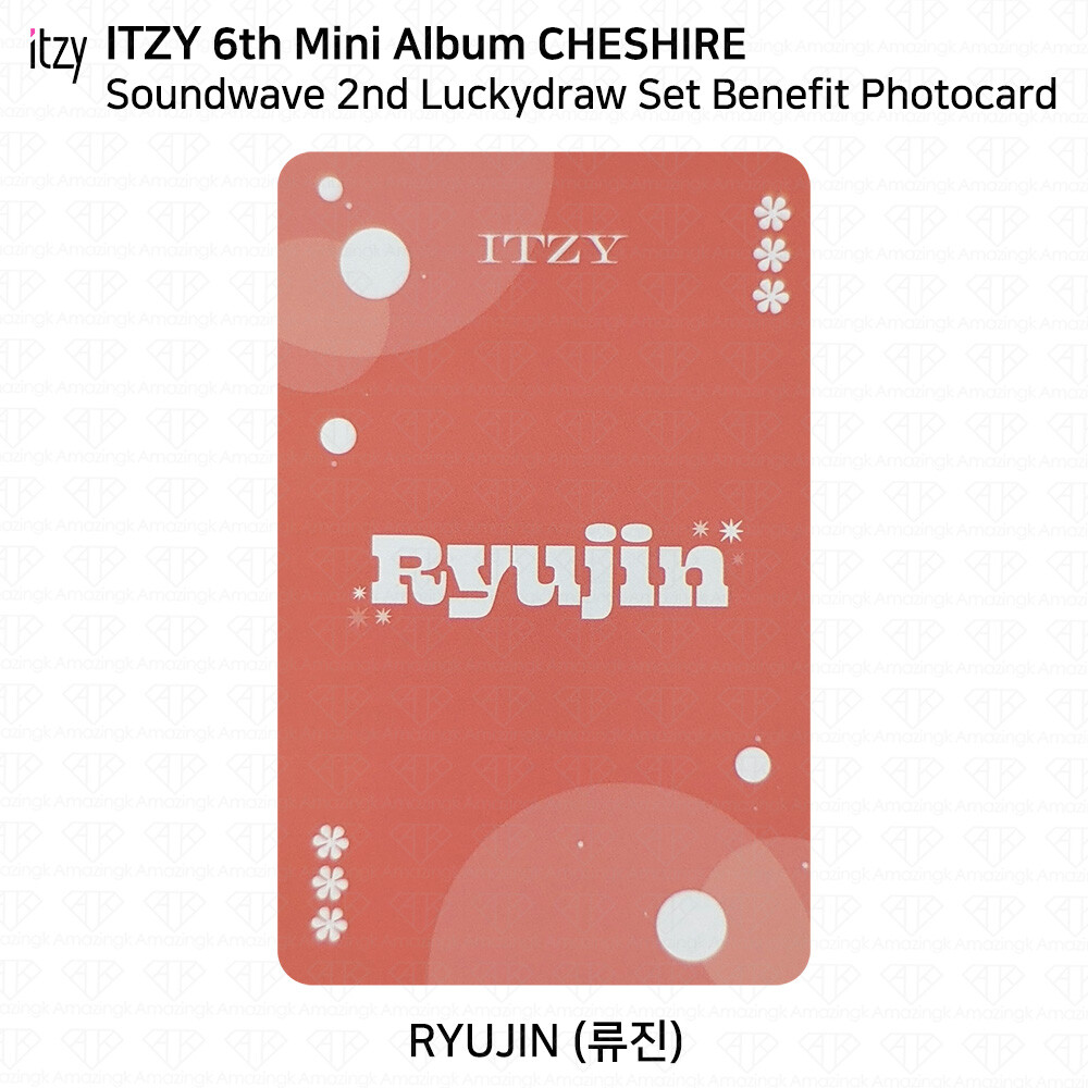 ITZY 6th Mini Album Cheshire Soundwave 2nd Lucky Draw Photocard