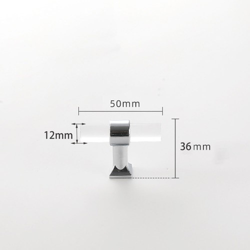Crystal Clear Cabinet Knob Door Handle Drawer Wardrobe Dresser Pull Hardware Acc - Picture 33 of 38