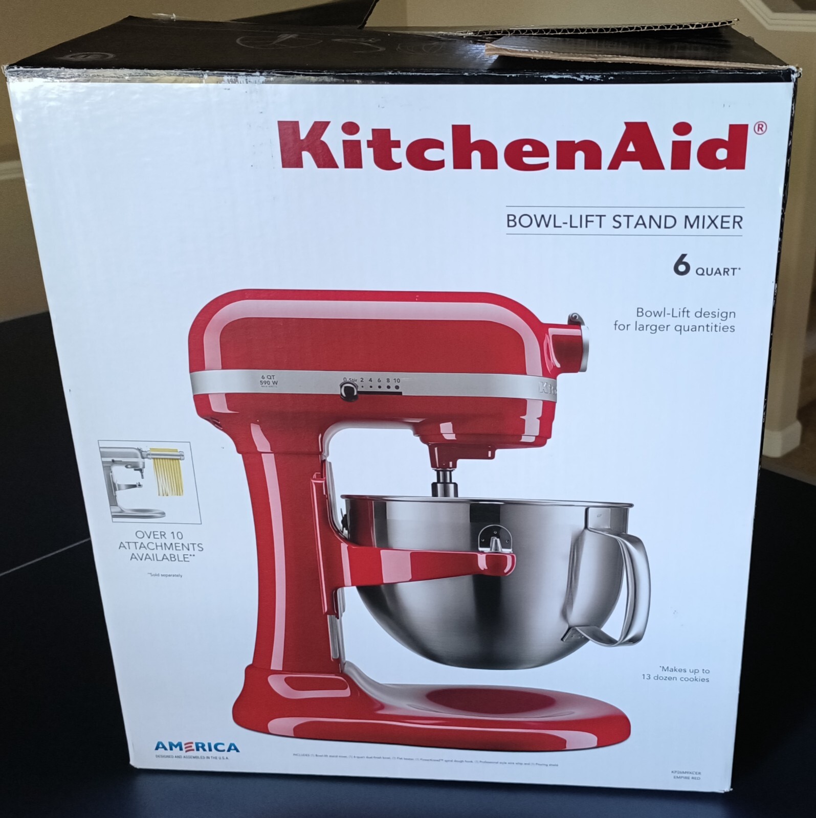 KitchenAid Kp26m9xcer 6 Quart Bowllift Professional Stand Mixer Empire