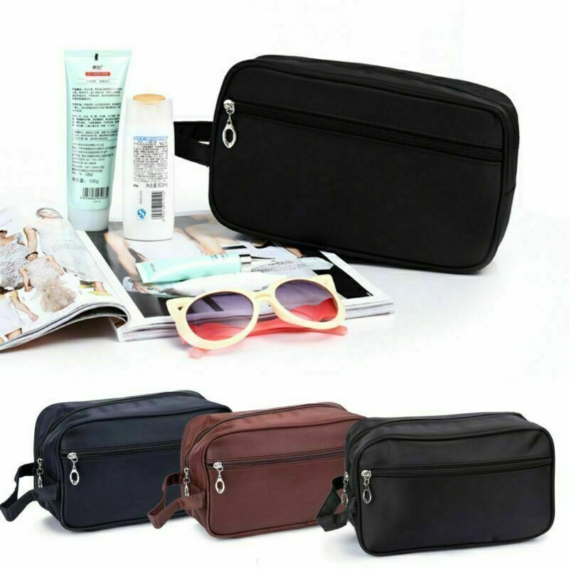 Men Travel Toiletry Bag Kit Gift for Men Shaving Organizer Case Gym