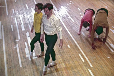Merce Cunningham und Kompanie Proben 1969 Ballett Tanz Kunst 4x6 Foto