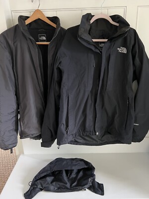 【年末年始セール】THE NORTH FACE HYVENTフード付ジャケットM The North Face Hyvent Mens Large 3 in 1 (Outer Jacket w