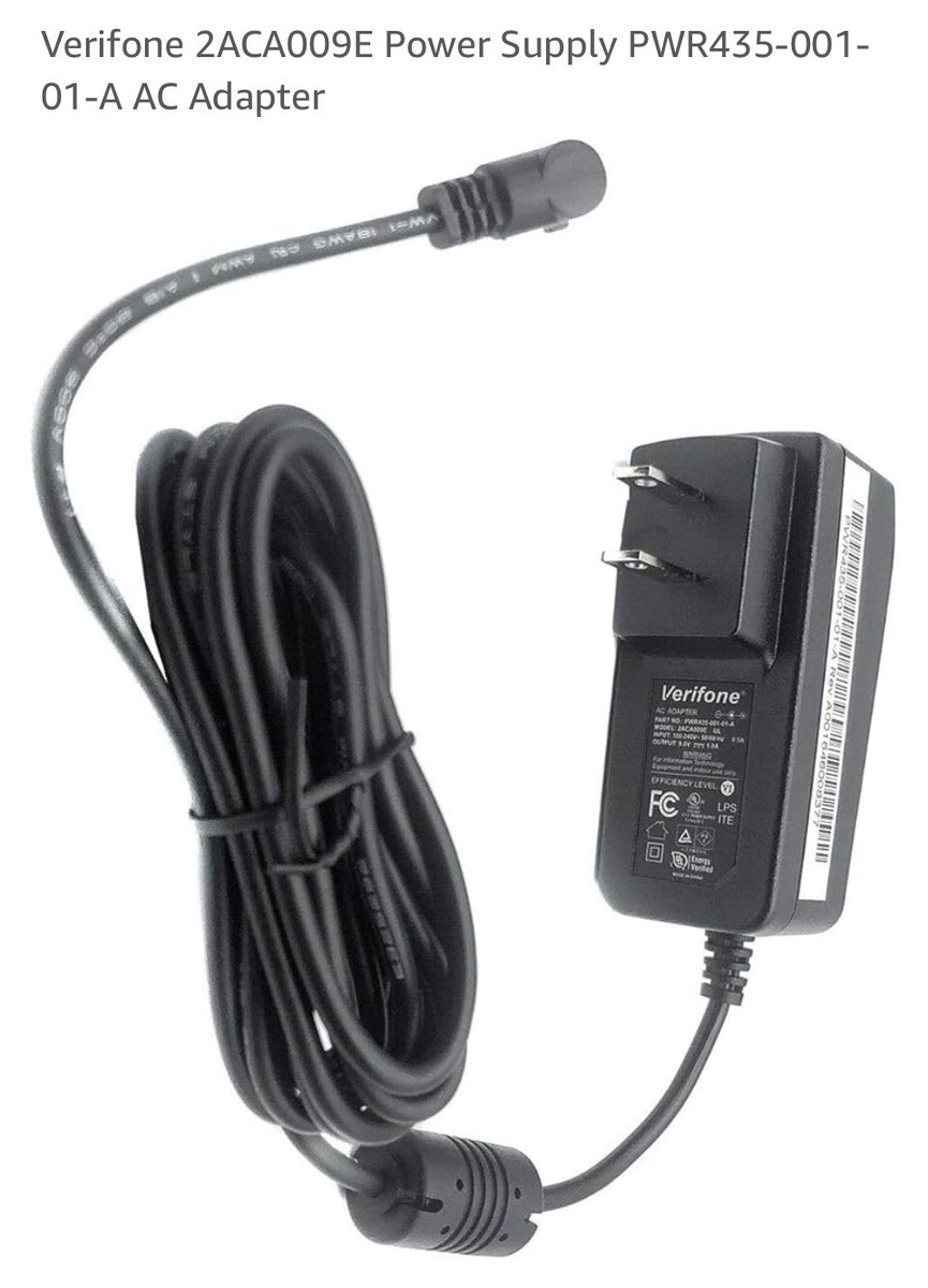 VERIFONE P400 P630 P200 VX805 VX820 POWER SUPPLY PWR435-001-01-A
