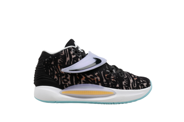 Size 9.5 - Nike KD 14 Black/Light Blue 