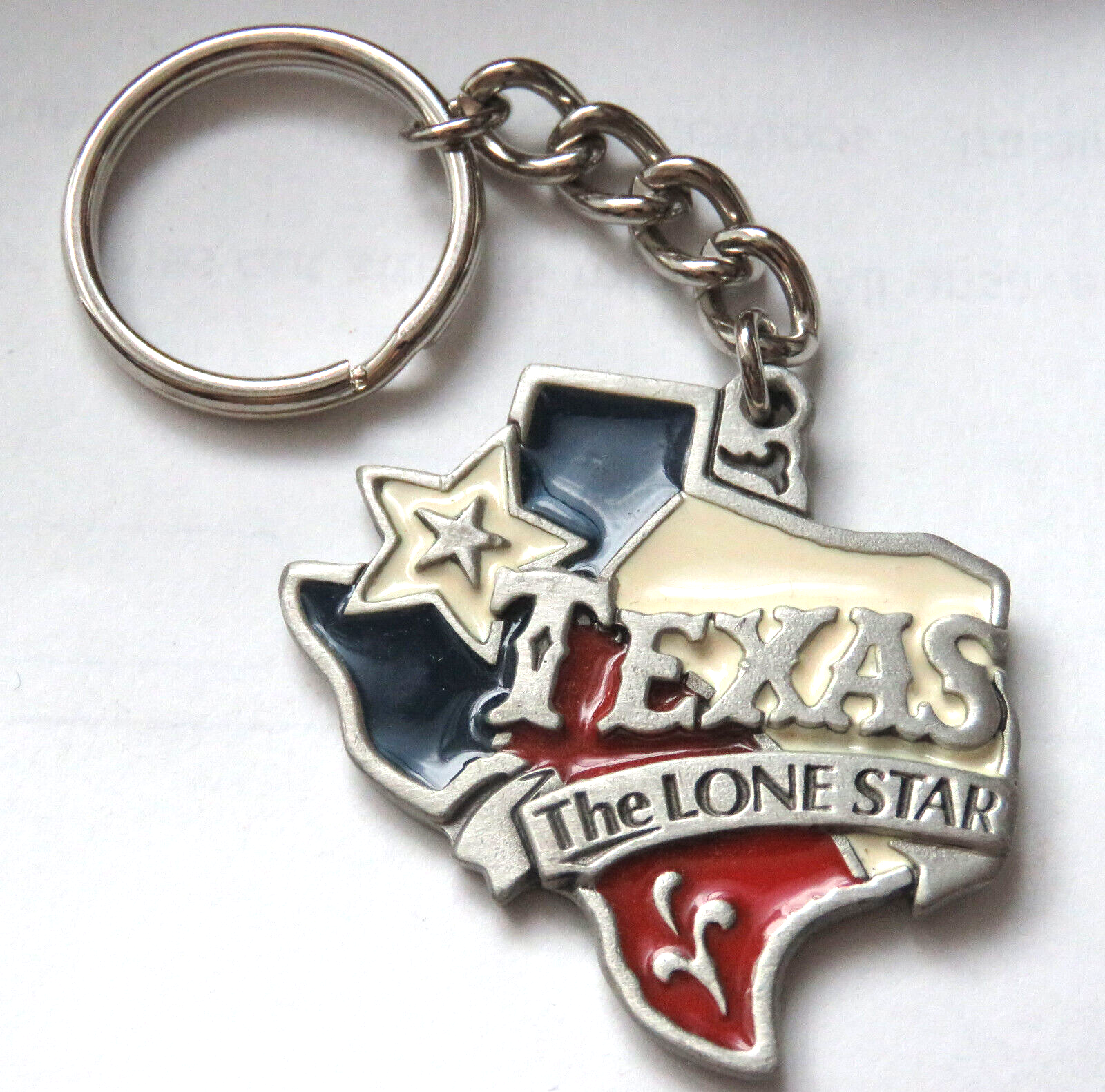 TEXAS Keychain Key Ring The Lone Star State Travel Souvenir | eBay
