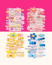 4 Pack Girl Hair Clips Candy Color Accessories for Kids Teens