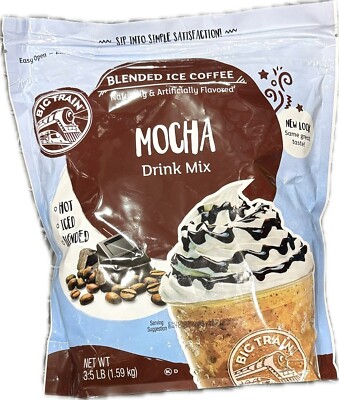 Big Train Blended Ice Coffee & Chai Latte Drink Mix 3.5LB Bulk Size